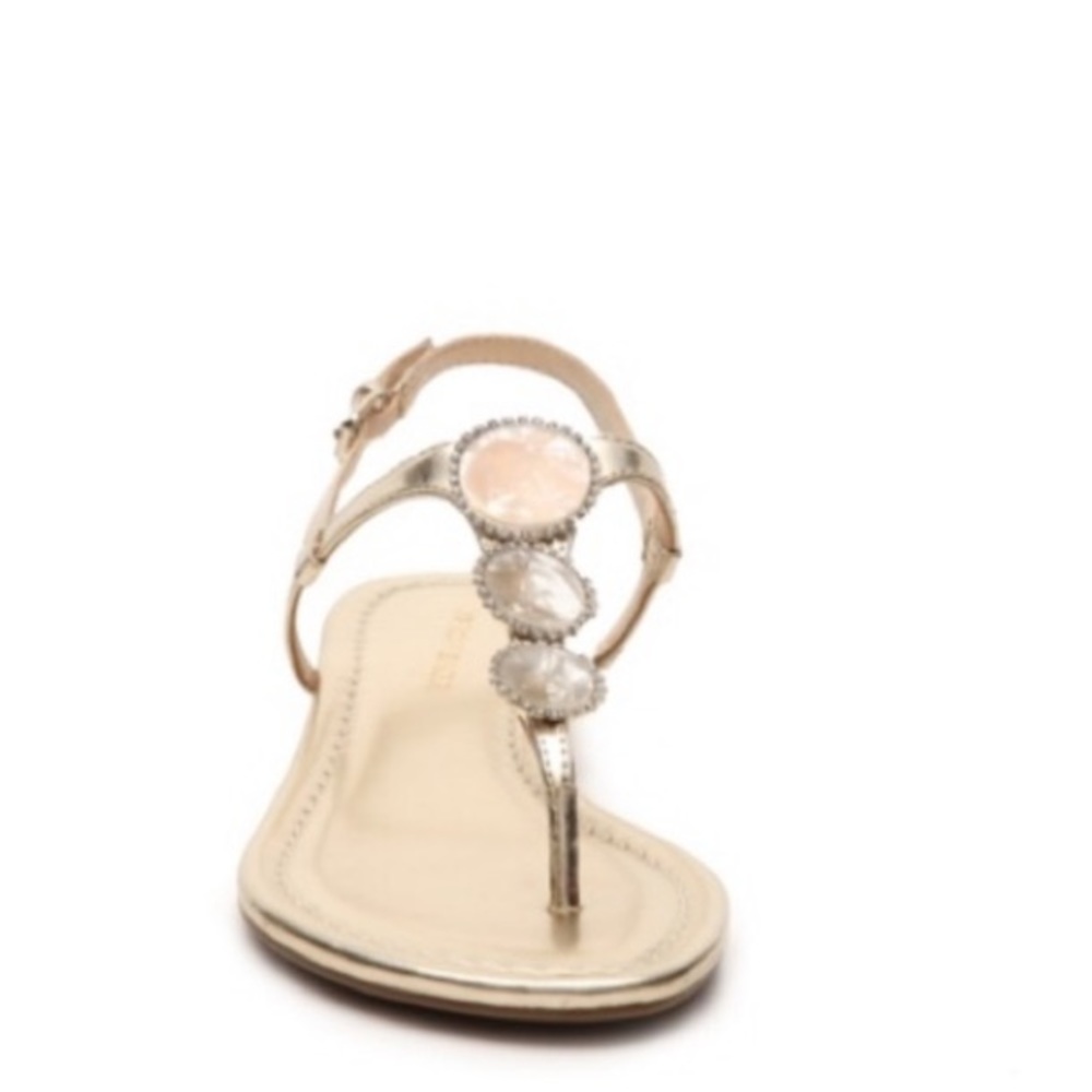 MARC FISHER Gold Giver Stone Sandal 10M